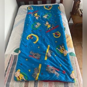 Vintage Cinar's Caillou Packable Kids' Sleeping Bag